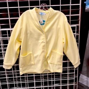 Women’s Poly Long Sleeve  bed jacket ( Damaged on the back)